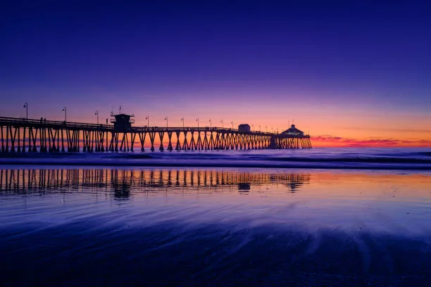 Imperial Beach Pier and coastal homes